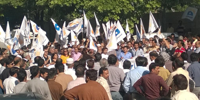 Journalists rally for Geo